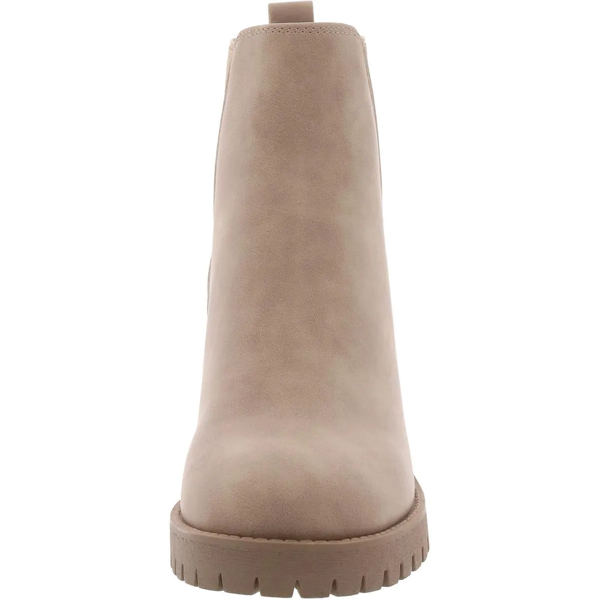 Womens Stretch Manmade Chelsea Boots
