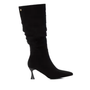 Women's Suede Boots In Black