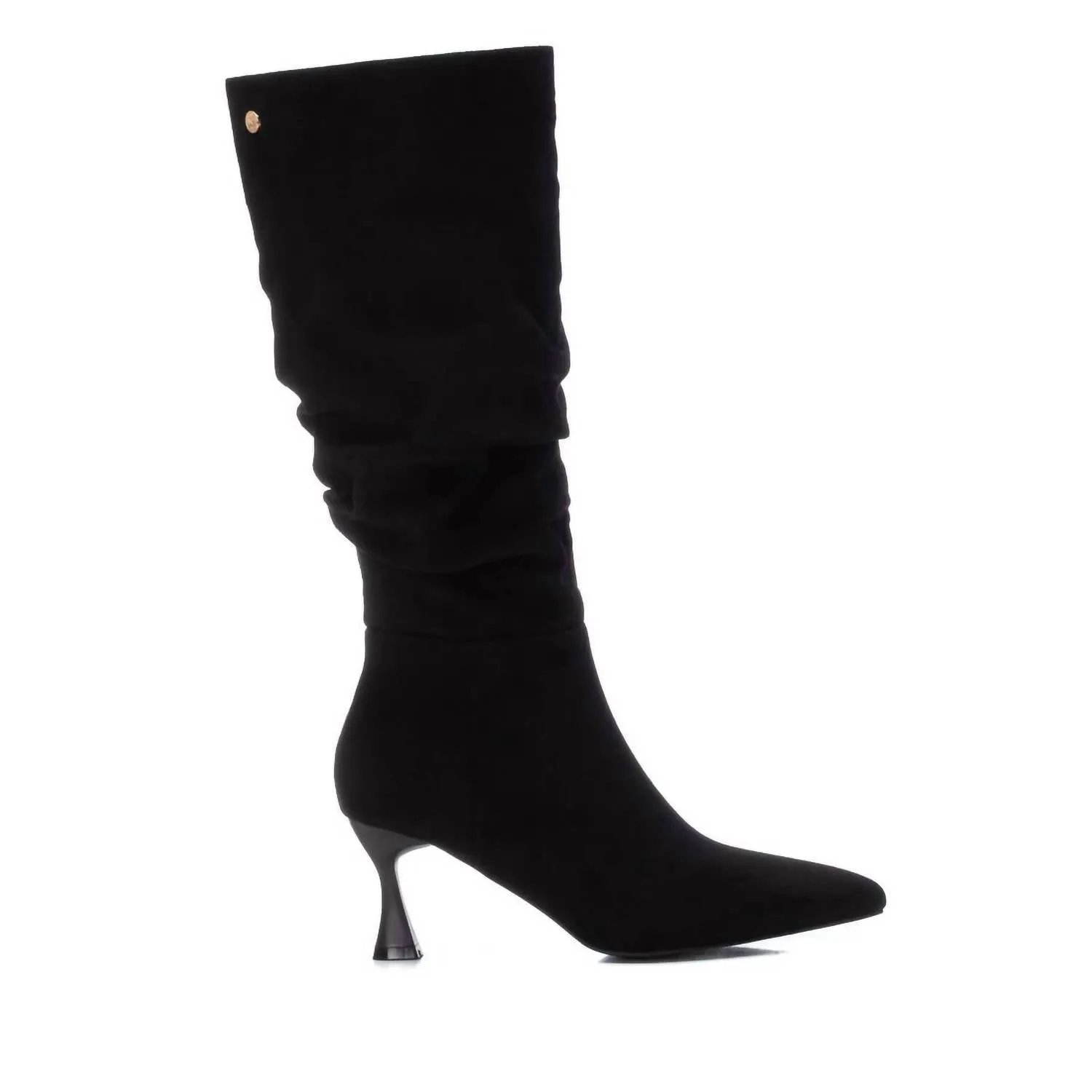 Women's Suede Boots In Black