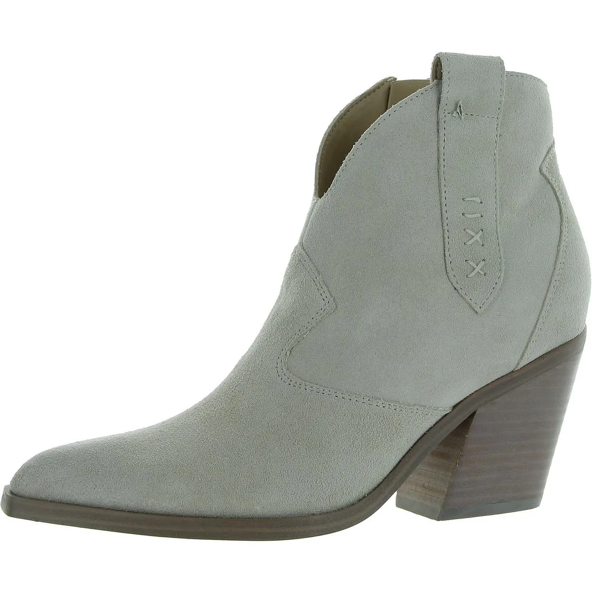 Womens Suede Square Toe Cowboy, Western Boots