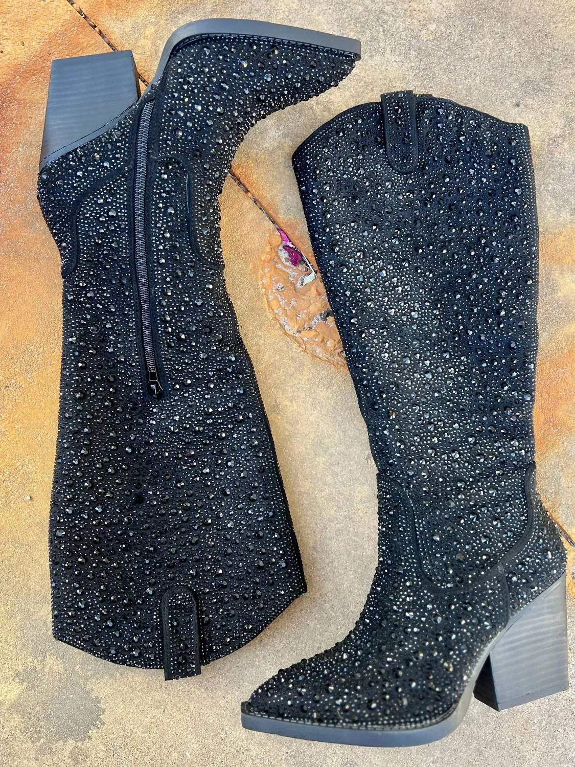 Women's Tall Cadillac Boots In Black