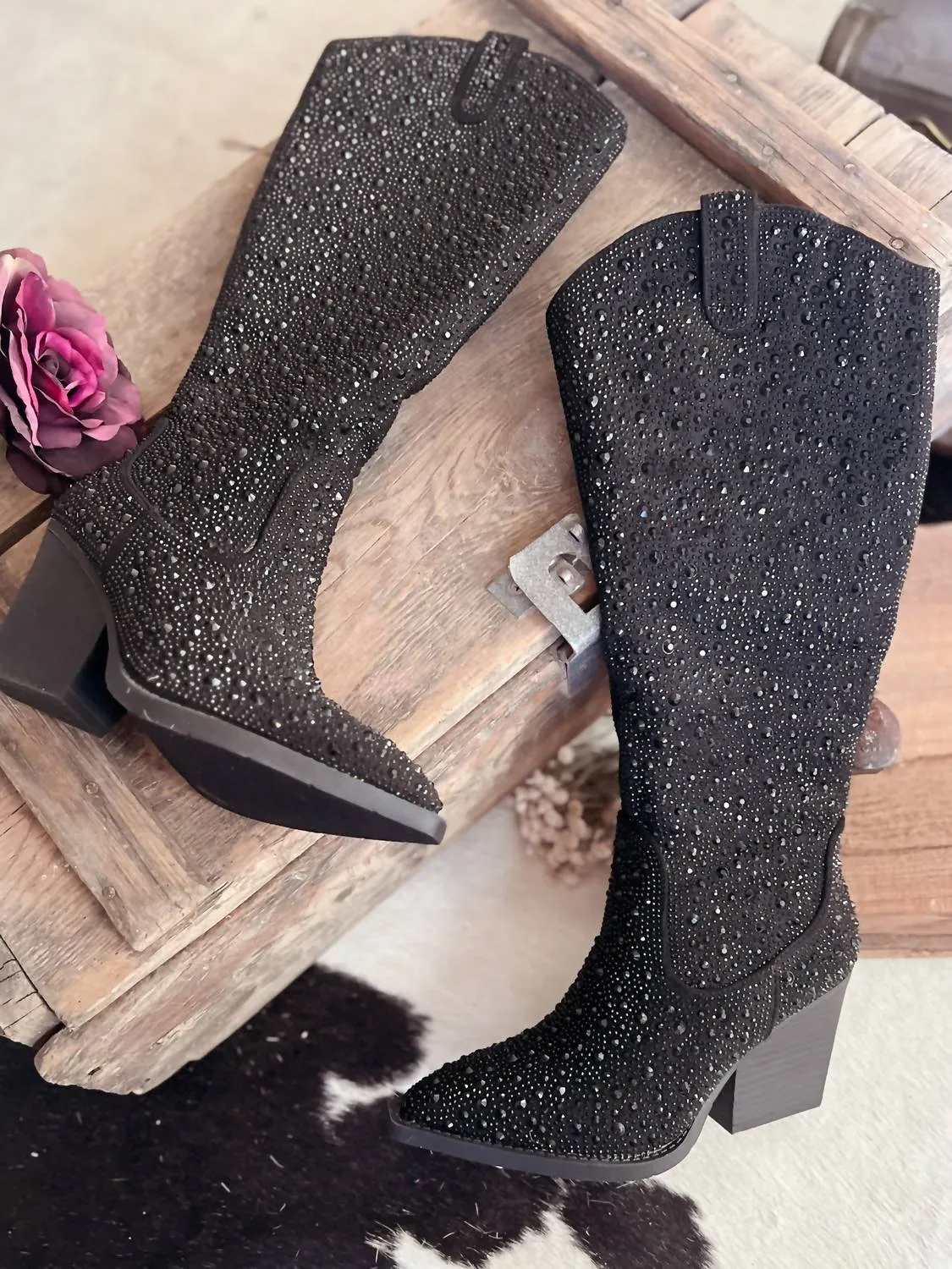 Women's Tall Cadillac Boots In Black