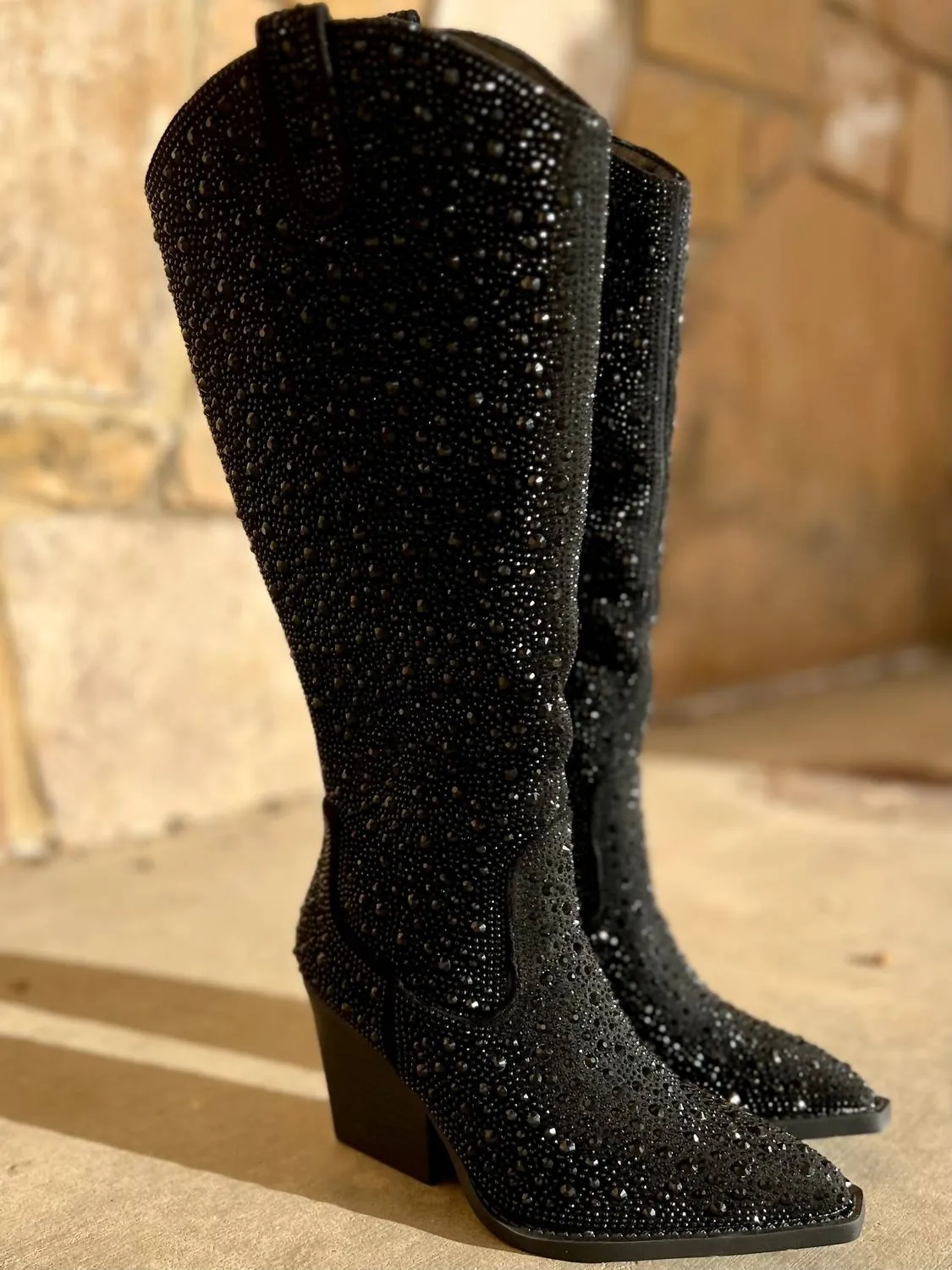Women's Tall Cadillac Boots In Black
