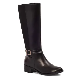 Women's Tall Riding Boots In Black
