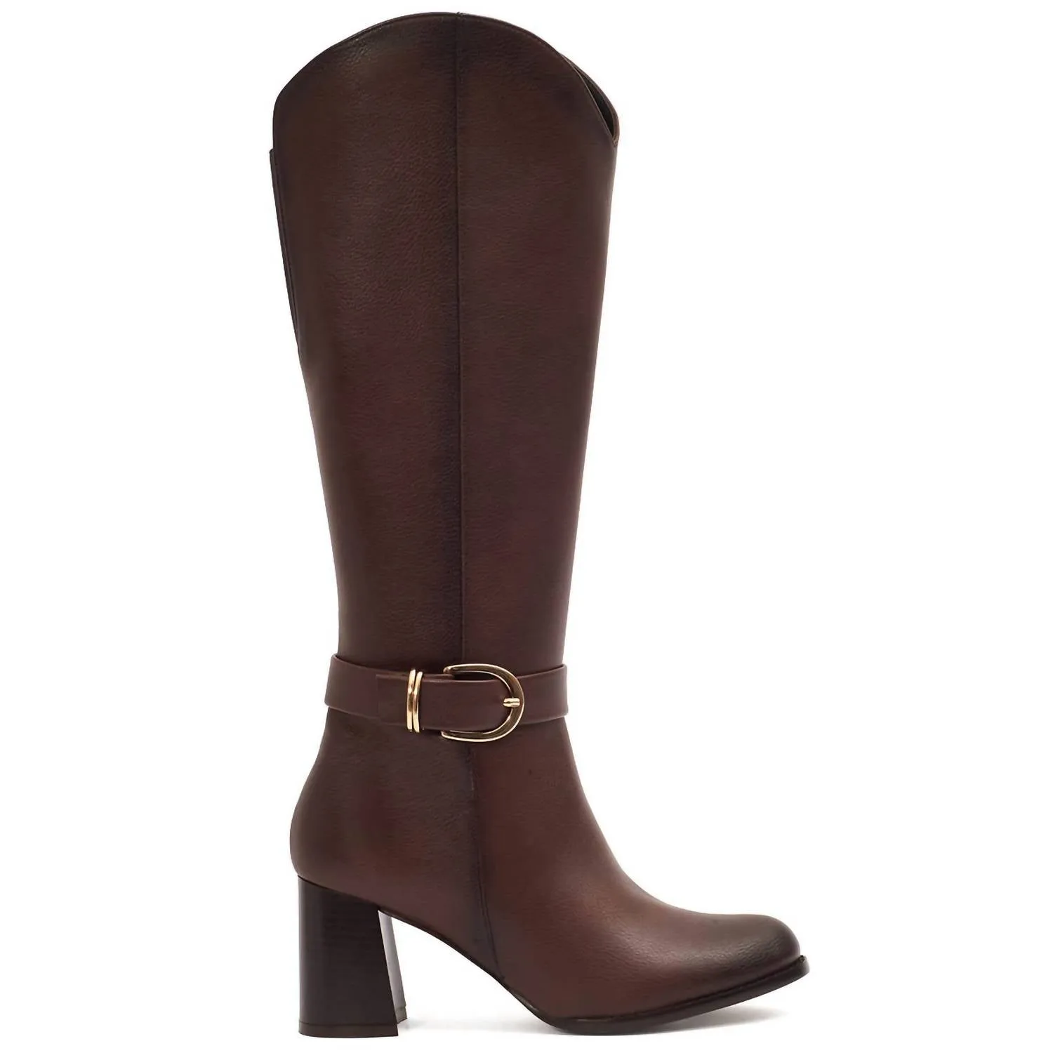 Women's Tall Riding Boots In Brown