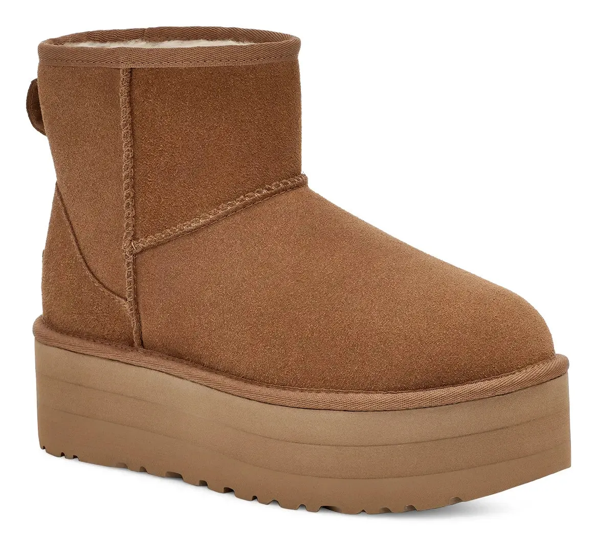 Womens UGG Classic Mini Platform  Elevated Style with Iconic Comfort