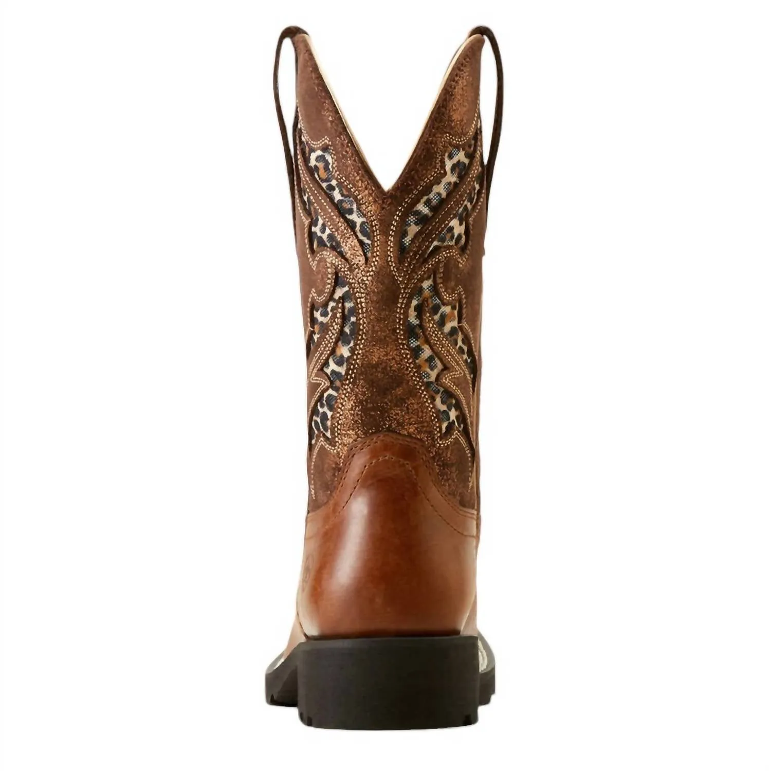Women's Unbridled Rancher Venttek Western Boots In Hickory Smoke/copper Metallic
