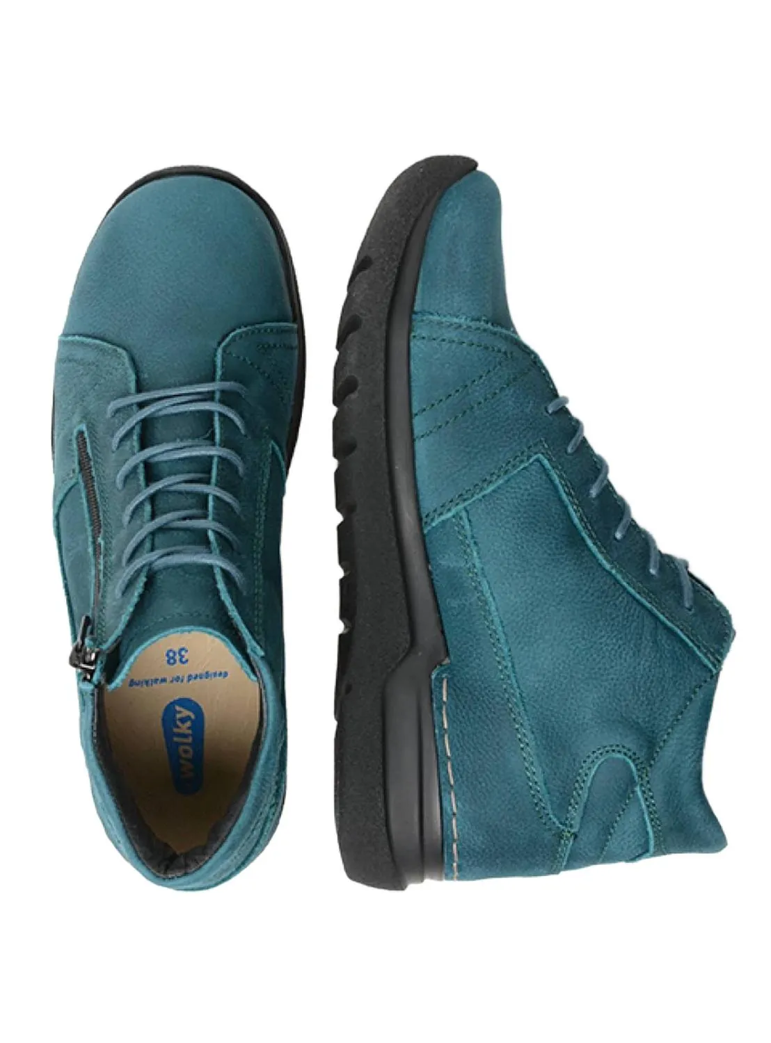 Women's Why Shoes In Petrol Nubuck