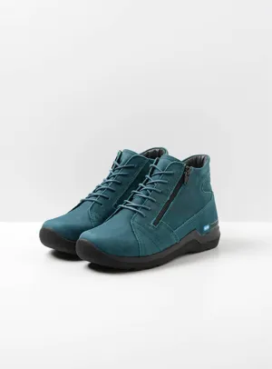Women's Why Shoes In Petrol Nubuck