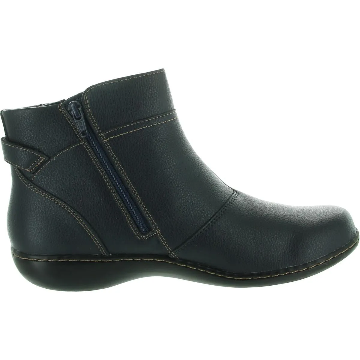Womens Zipper Ankle Boots
