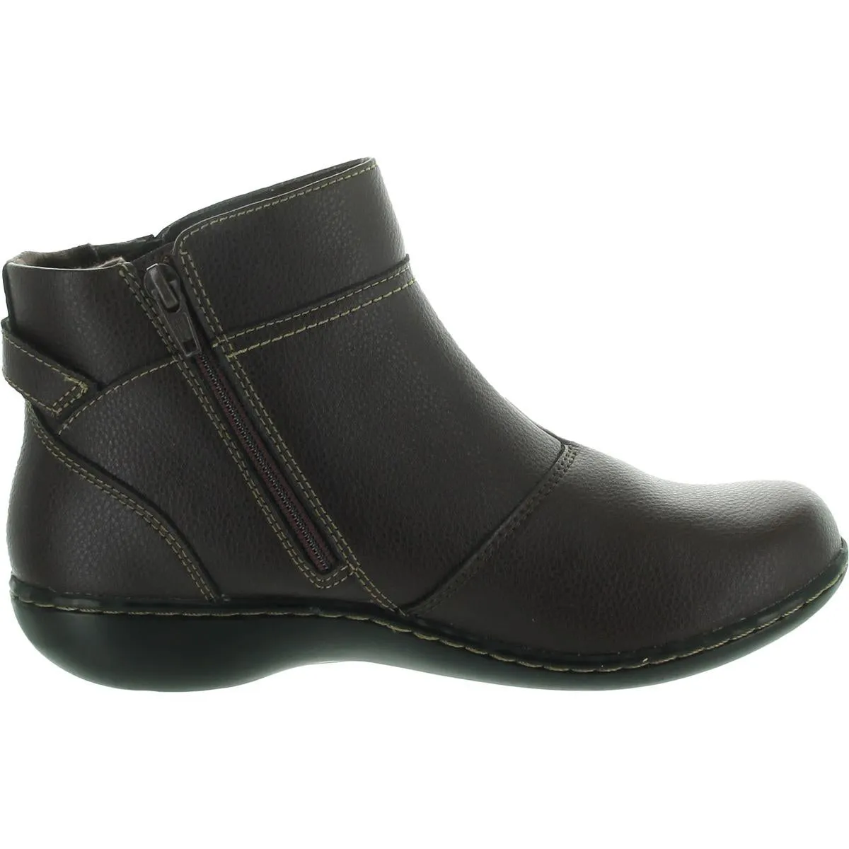 Womens Zipper Ankle Boots