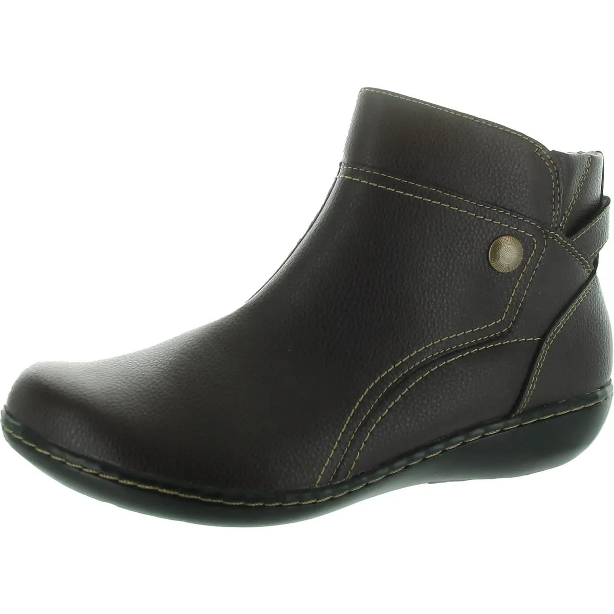 Womens Zipper Ankle Boots