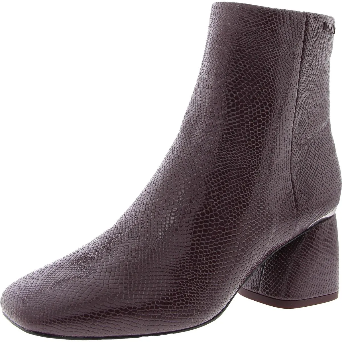 Womens Zipper Leather Ankle Boots
