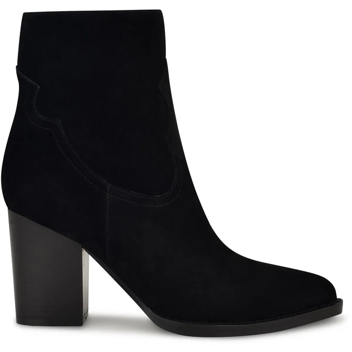 Womens Zipper Leather Cowboy, Western Boots
