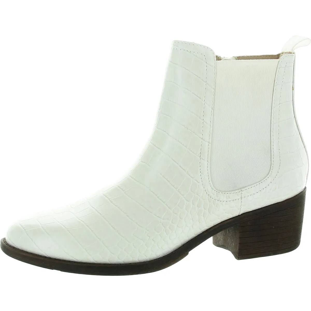 Womens Zipper Man Made Ankle Boots
