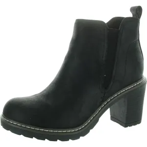 Womens Zipper Man Made Ankle Boots