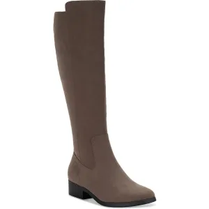 Womens Zipper Man Made Knee-High Boots