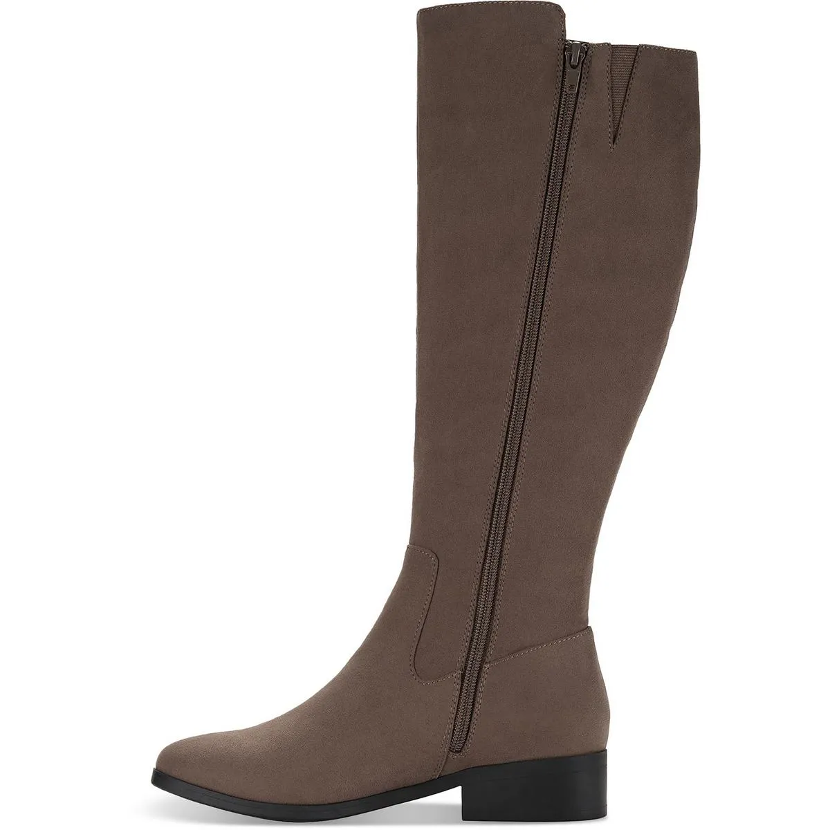 Womens Zipper Man Made Knee-High Boots