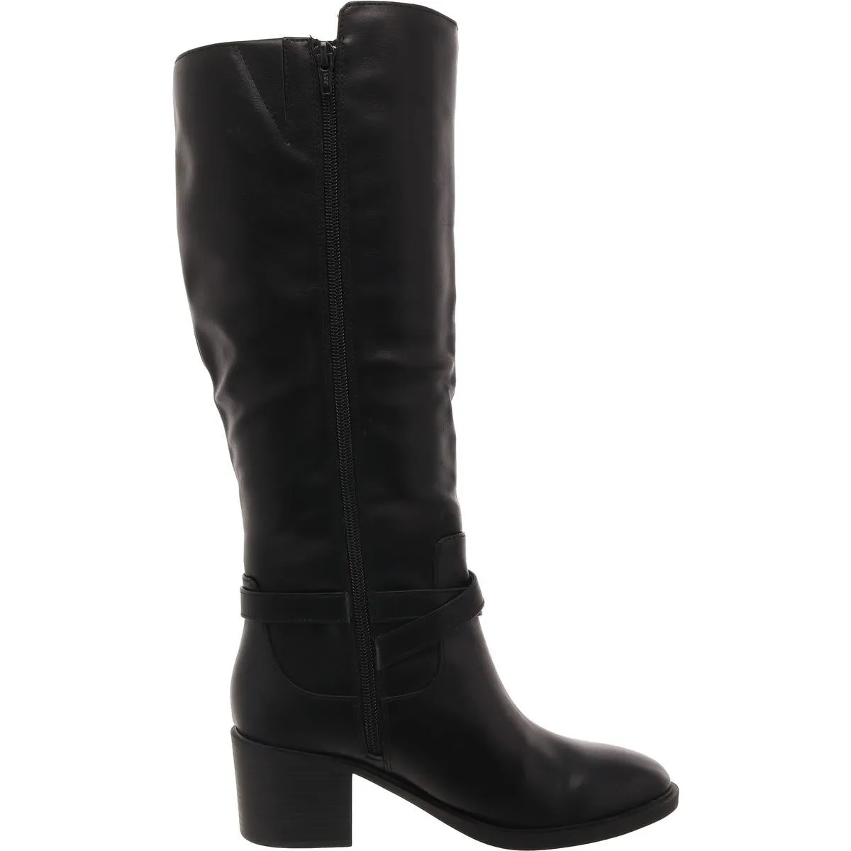 Womens Zipper Man Made Mid-Calf Boots