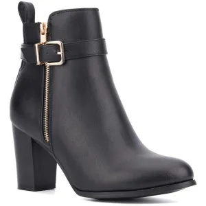 Womens Zipper Manmade Ankle Boots