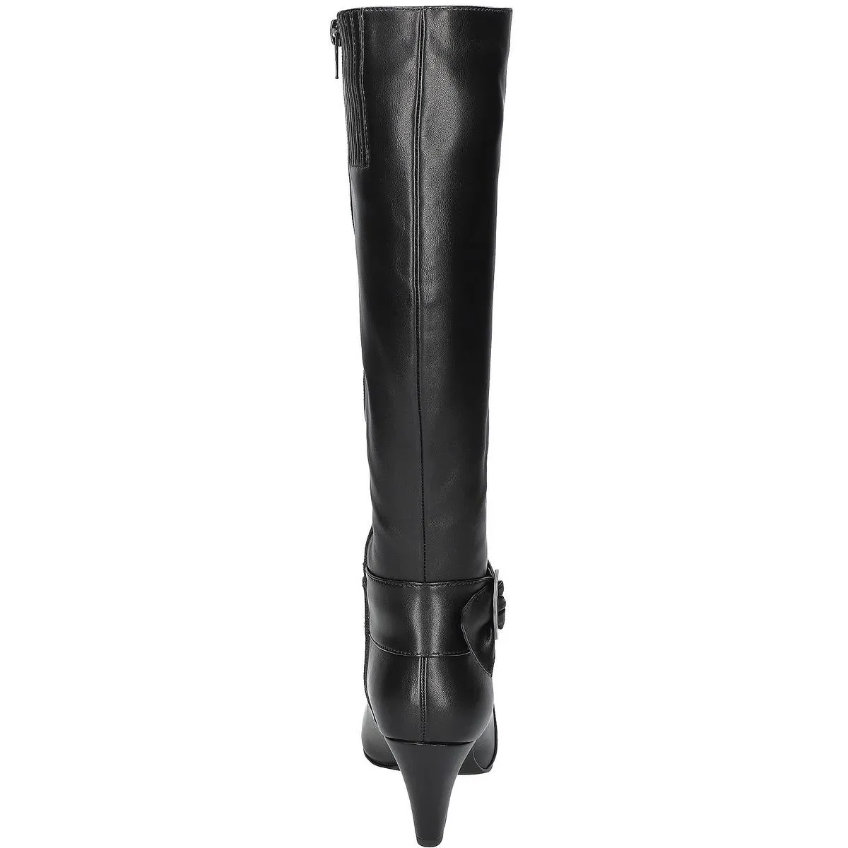 Womens Zipper Mid-Calf Boots