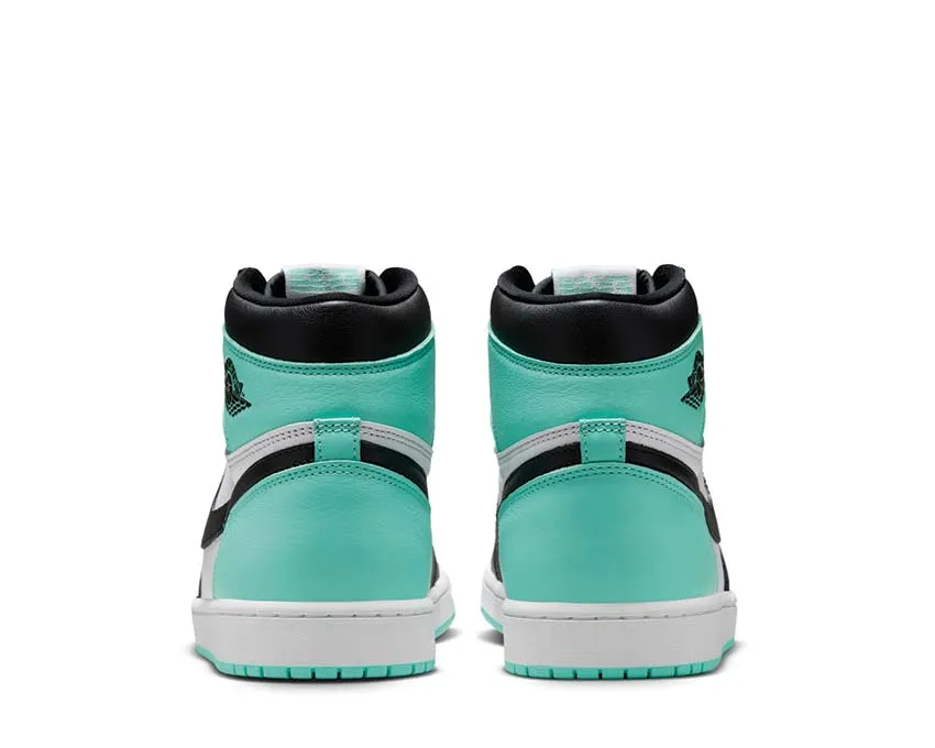 Air Jordan 1 Retro High OG "Green Glow" Casual, Straw, Side Pocket