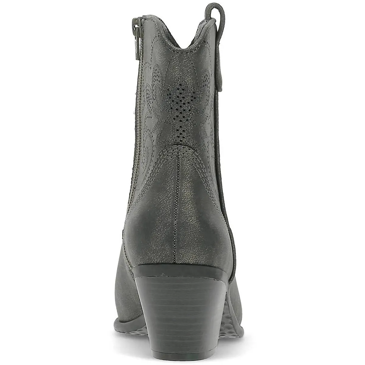 Yenni Womens Embroidered Faux Leather Cowboy, Western Boots