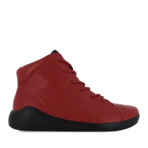 YORKERS XW - DARK RED BLACK LEATHER