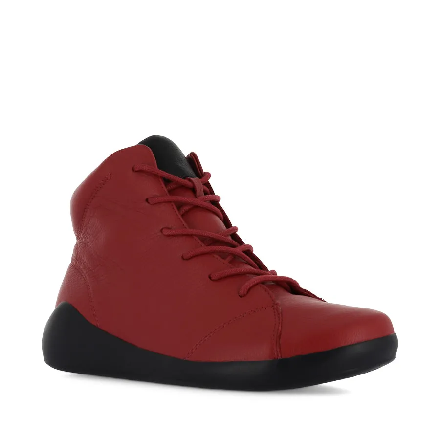 YORKERS XW - DARK RED BLACK LEATHER