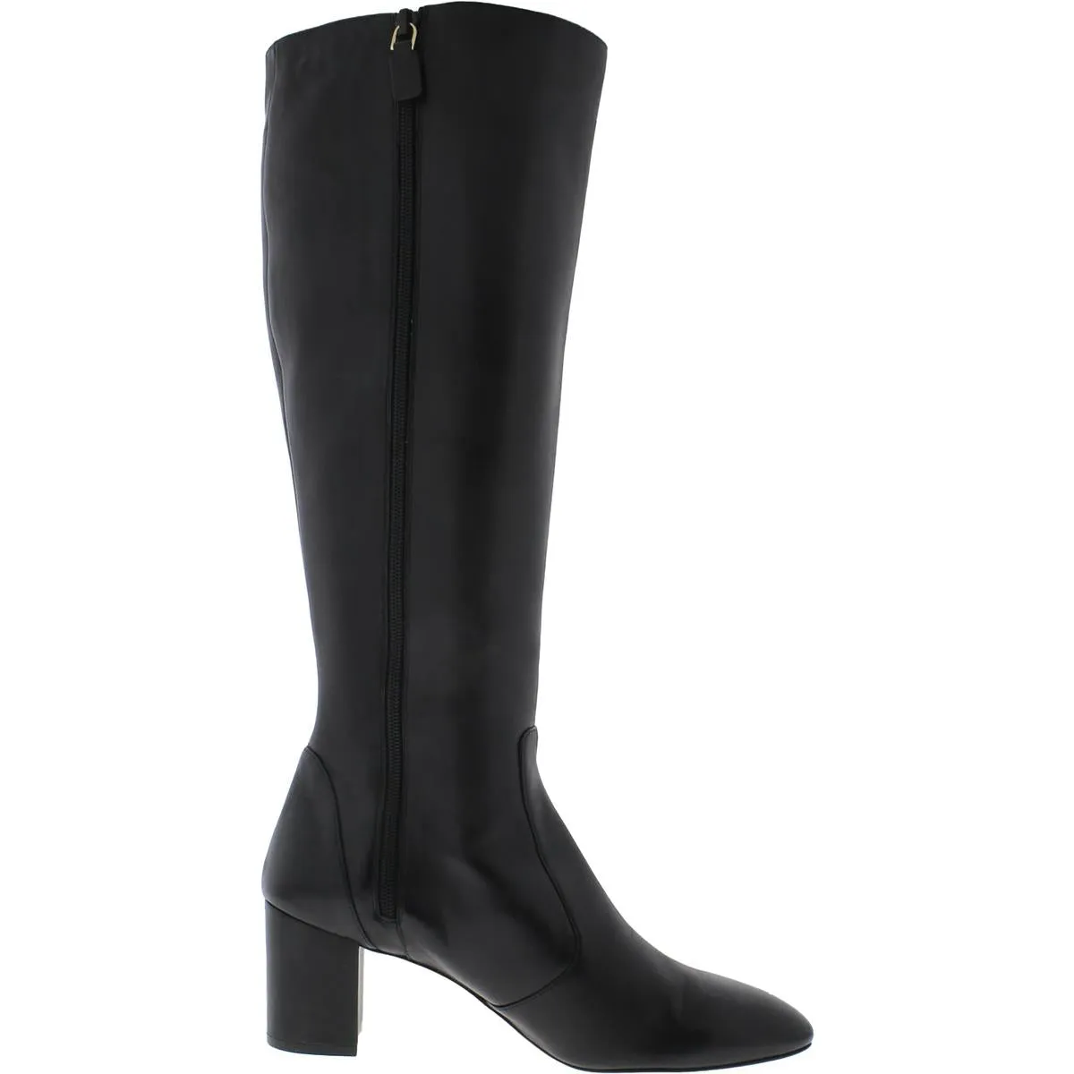Yuliana Womens Leather Knee-High Boots