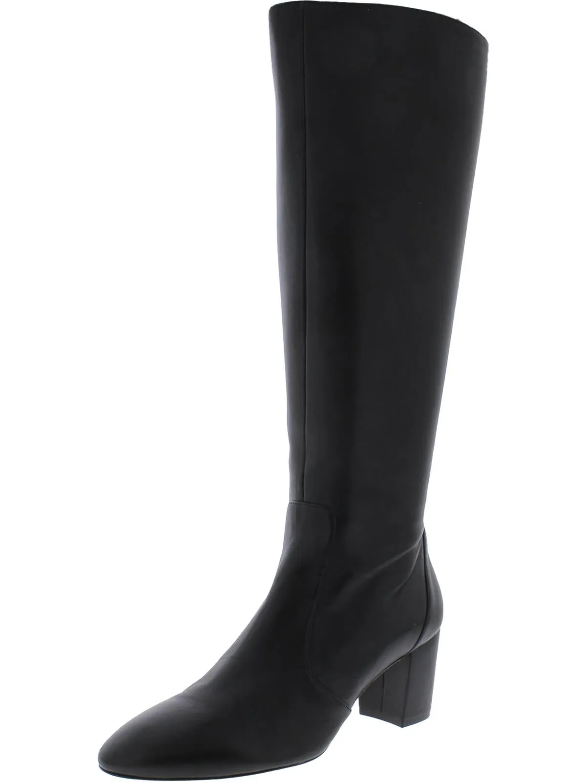 Yuliana Womens Leather Knee-High Boots