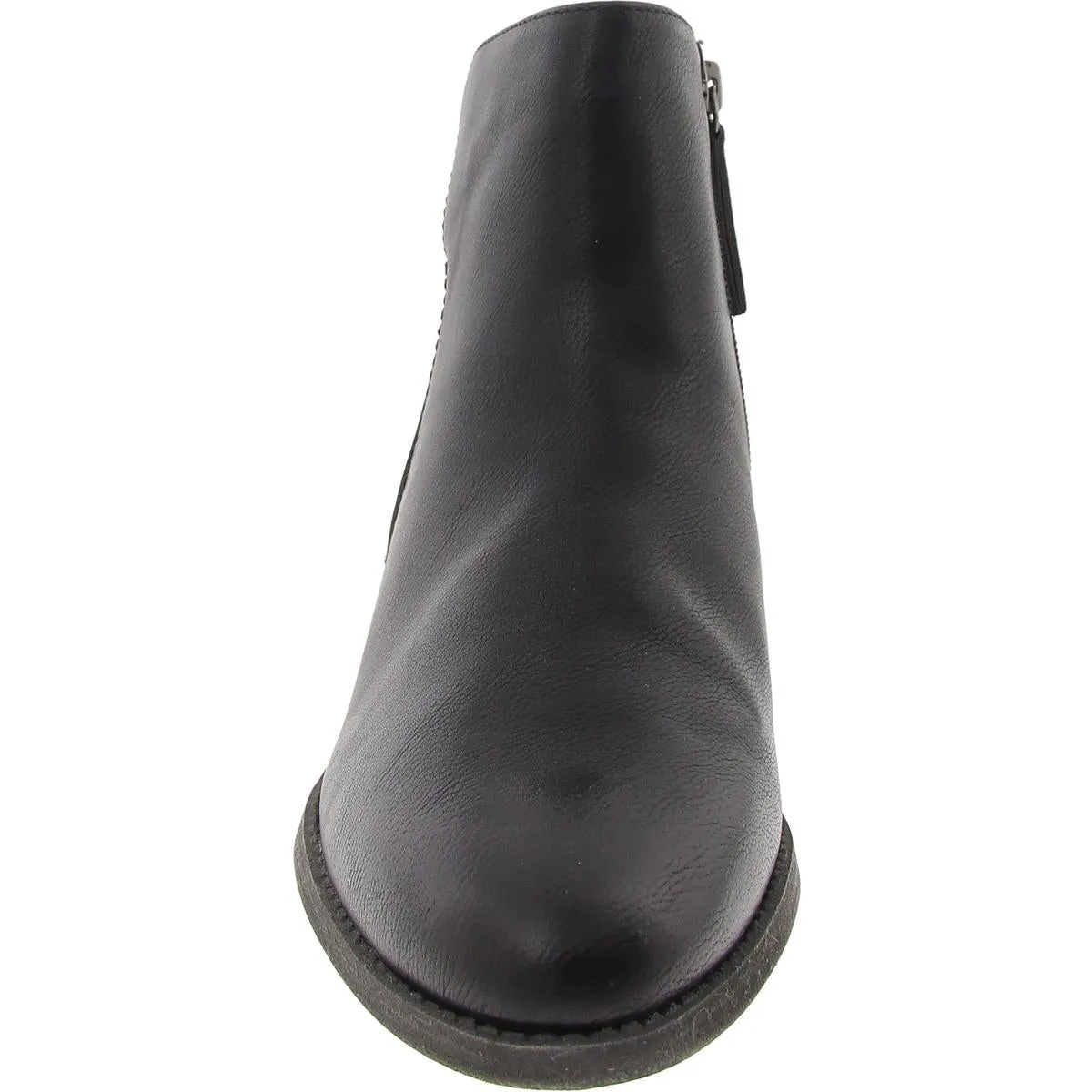 zaylee Womens Leather Round Toe Booties