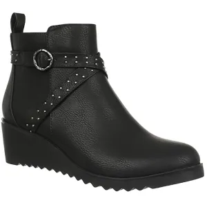 Zinfandel 2 Womens Studded Faux Leather Ankle Boots