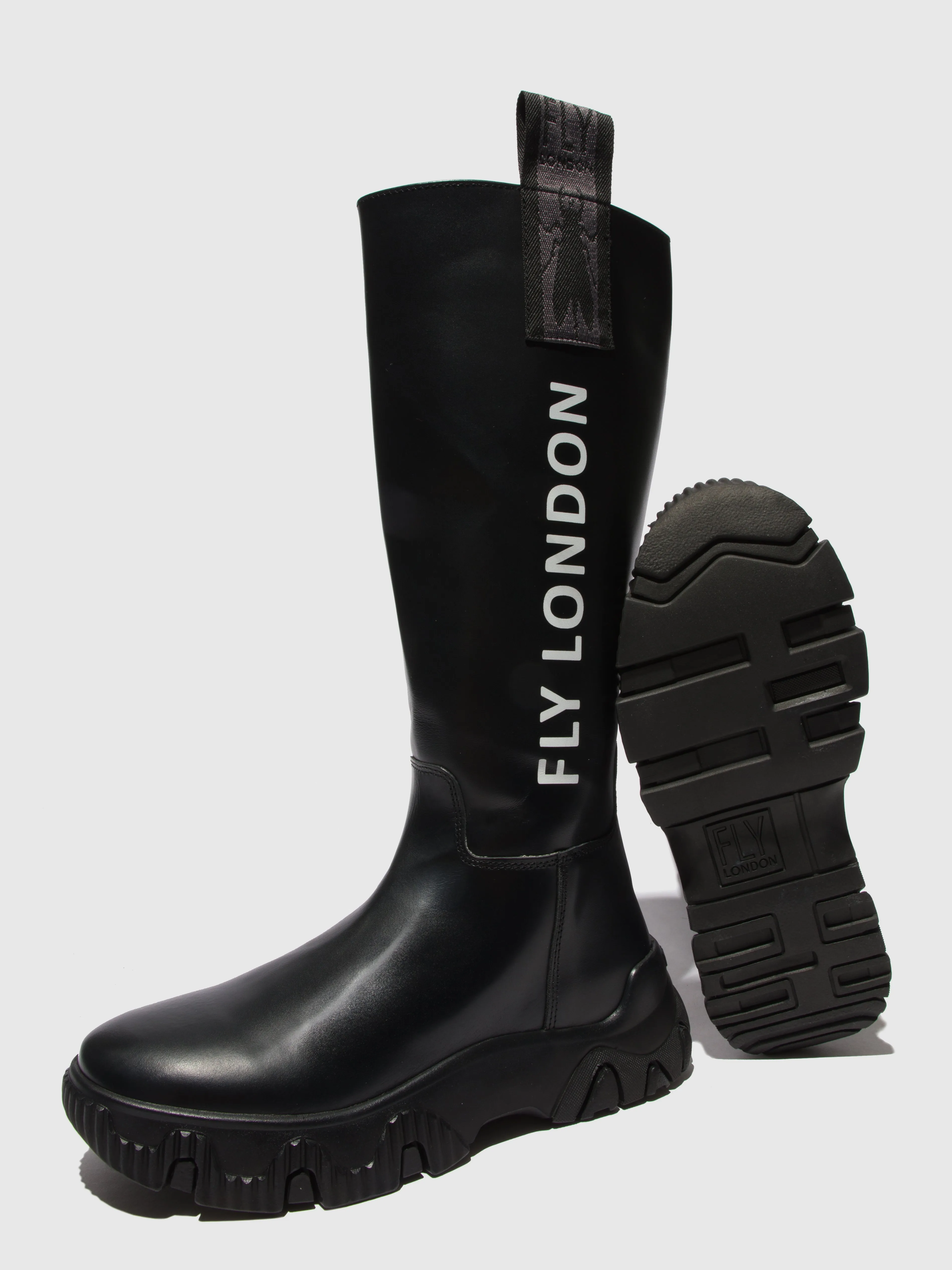 Zip Up Boots FEBE886FLY TUNDER BLACK