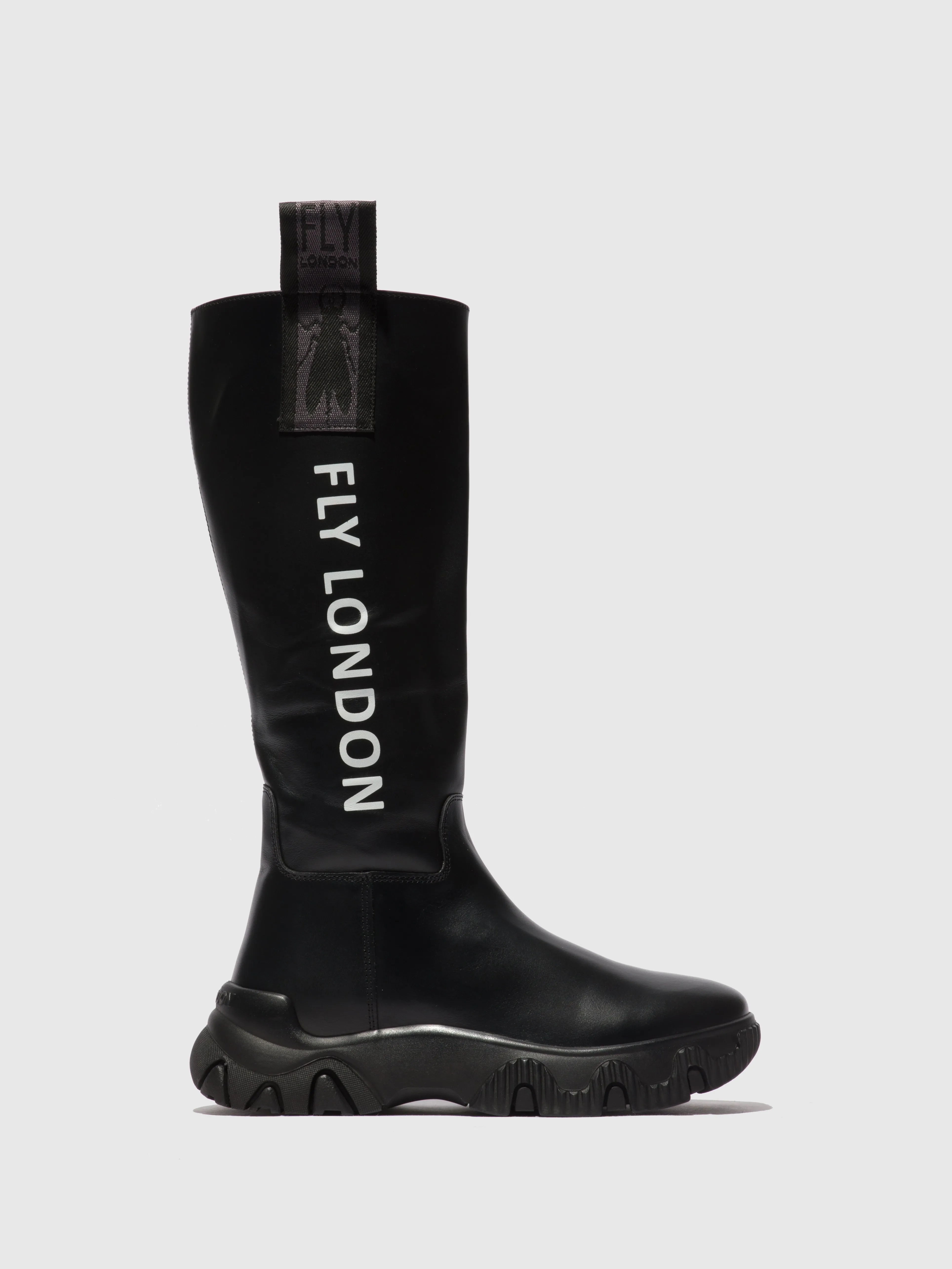Zip Up Boots FEBE886FLY TUNDER BLACK