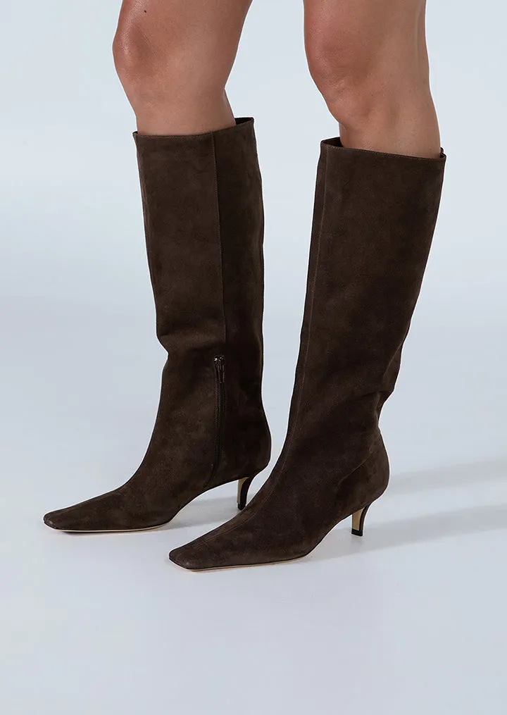 Zuri Espresso Suede